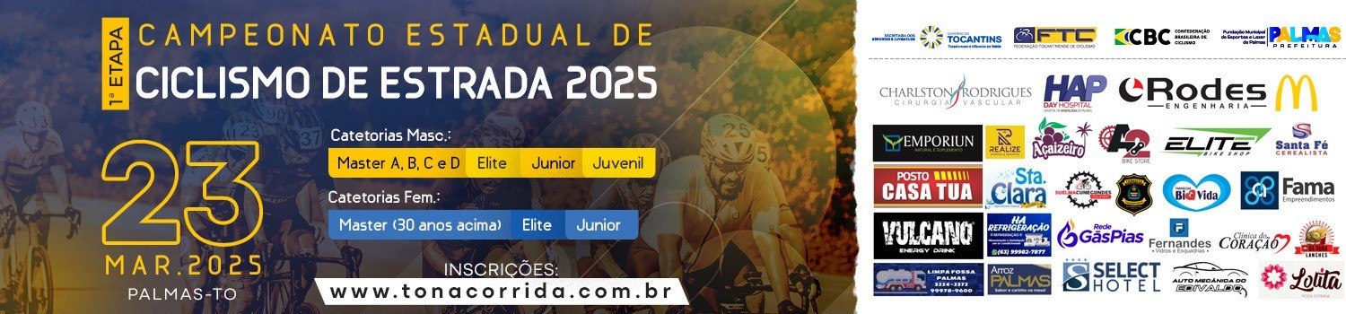 1ª ETAPA DO CAMPEONATO TOCANTINENSE DE CICLISMO DE ESTRADA 2025