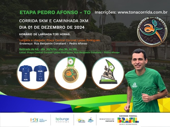 CIRCUITO MUNDO VERDE DE CORRIDA DE RUA E CAMINHADA (INSCRIÇÕES GRATUITAS)