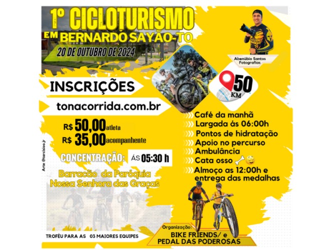 1° Cicloturismo em Bernardo Sayão-TO